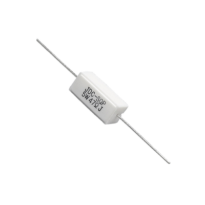 Horizontal Ceramic Wirewound Resistors , 2W 150V Power Supply Resistors